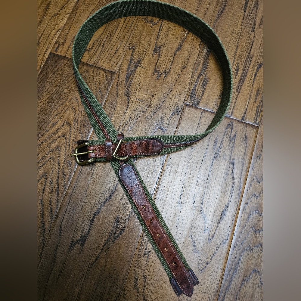 Eddie Bauer Belt Green Sz 36